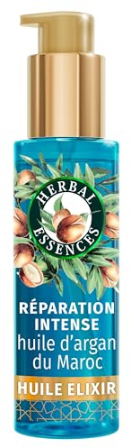 Herbal Essences Réparation Huile Argan Cheveux Abîmés 95ml | Pour Cheveux Lisses Et Brillants. Pénètre Profondément Pour Nourrir, Renforcer Et Réparer. Formule Légère Et Végane.