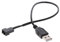 3Pcs USB A Male to 3 Pin Case Fan Adapter Connector Cable for PC Computer Loud