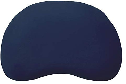 Edda Lux Bezug passend für Tempur Curve S (61 x 40 x 9,5 cm) und M (61 x 40 x 11 cm) Schlafkissen, formbeständiger Jersey Kissenbezug, aus 100% Baumwolle, in Marine