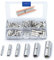 Wirefy 200 PZ Connettori Testa-Testa Non Isolati - Kit Capicorda Elettrici - Terminali Crimpare - 0,25-10 mm²