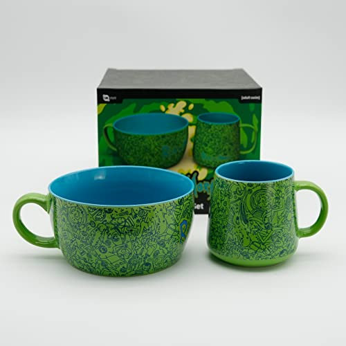 GB Eye - Set da Colazione con Tazza e Ciotola, Motivo Rick & Morty
