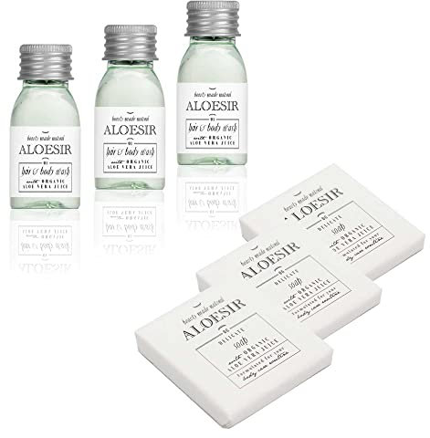 Comfort-Pur Hotel Set Aloesir Shampoo & Duschgel 100 Stk. 20ml und Seife 15g in Papier