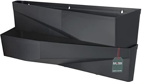 KOTARBAU® Vertikaler Wandgarten Pflanzenwand Anthrazit 78 x 19 x 33 cm