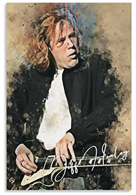 ACIDI Kunstdruck Poster 30 * 50cm Jeff Healey Poster Soggiorno Camera da letto Pittura Opera d'arte Senza Cornice