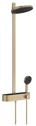Hansgrohe Pulsify S Showerpipe 260, 2 jets avec ShowerTablet Select 400, 24240, Coloris: Bronze brossé