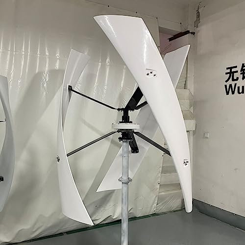 5000W Vertikale Windkraftanlage 48V 96V 220V Windturbine Weiß Windgenerator 3 Klinge Permanent Maglev generator Heimgebrauch Windräder (120V)