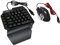 Einhändige RGB-Gaming-Tastatur und -Maus-Kombination, Tastatur- und Mauskonverter für PS3 Switch, für Series X/S für One X/S für 360