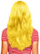 Hatstar Sexy Damen Langhaar Perücke | Frauen Wig lockig - gewellt | Accessoire für Fasching, Karneval und Motto Party (gelb)