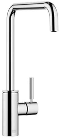 Dornbracht META Square Küchenarmatur, Einhebelmischer, Ausladung 235mm, für Spül-/Profibrause, 33826861-28, Farbe: Messing gebürstet