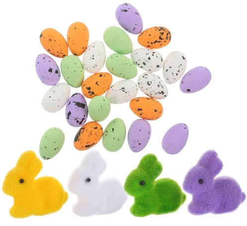 HOODANCOS 28stücke Teiliges Stuffer Ostereier Schaum-eier Und Deko Für Osterfeiern Bastelbedarf Für Erwachsene Für Und Festliche Dekorationen