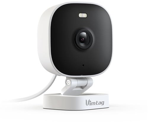 Vimtag WiFi Security Camera Outdoor, 24/7 Recording Wired Camera for Home Security, 360° Real-Time Auto Tracking, Cloud & SD Storage/Color Night Vision/AI Detection/2-Way Talk/Support Alexa