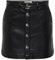 ONLY Damen Onlamazing-Liora Hw Faux Leat Skirt PNT Rock, Black, 44