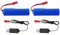 2PCS 3.7V 1200mAh Li-ion Batterie mit USB Ladekabel für HJ819 DE819 Fernbedienung Boot Huina 1337 1338 1516 1517 Fernbedienung Spielzeug Auto