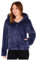 CityComfort Womens Fluffy Coat with Hood, Cosy Stylish Faux Fur - Gifts for Her (Navy, S)