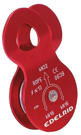 Edelrid Run Down - Umlenkrolle Seilrolle Industriklettern Baumpflege kugelgelagert 13mm Seildurchmesser