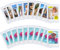 CAIYOULE Mini-Bilderrahmen, magnetisch, 7,6 cm, 20 Stück, für Polaroid-Magnete für Kühlschrank, 6,3 x 8,9 cm, kleine Brieftaschengröße, Bilderrahmen, Fotohalter, Weiß