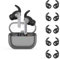 5 Pairs of Ear Hook Covers Compatible with Galaxy Buds 3 Pro, Silicone Ear Hook, Non-Slip Earphone Covers (Black)