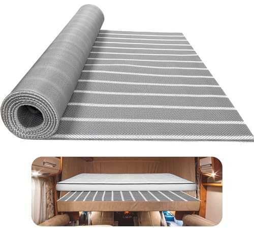 JZHLLA 3D-Luft-Mesh-Faser, RV-Matratzenunterlage, 90 x 300 cm, Belüftung unter der Matratze, atmungsaktiv, für Luftstrom, für Wohnmobil, Boot, Camper