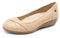 DREAM PAIRS Women's Ballet Flats Business Office Work Dress Shoes Arch Support Comfortable Dressy Flats Pumps and for Women,Size 5,Nude,DWUMFA2503