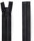 TENDAGGIMANIA Cerniera Lampo Divisibile con Catena 10 MM -Colore Nero -Lunghezza 300 CM - Cerniera Lampo Doppio Cursore Anti CORROSIONE Anti UV in Nylon Ideale per Nautica e Ambienti Esterni