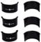 Xmomx 3 Kinds Front Derailleur Adjust Conversion Clamp Shim Spacer Adapter Sheet 28.6 to 31.8 to 34.9mm Aluminum Alloy for MTB Mountain Road Bicycle 1 Set