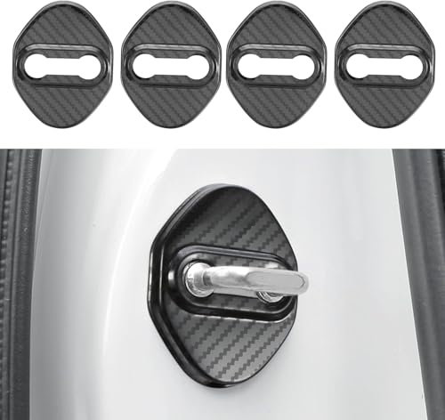 4 PZ Auto Serratura Protezione Della Copertura per Smart Fortwo 2009-2014 Protezione Tappo Chiusura,Protezione Serratura Della Portiera in Silicone