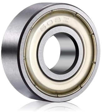 4x 608ZZ Kugellager 8x22x7mm Rillenkugellager aus Präzisions Chromstahl | Doppelt geschirmte Miniatur Lager, hohe Belastbarkeit, ideal für Inline Skates, Roller Board, langlebige Industriemaschine