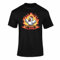 Steve's Lava T Shirt – Funny Pixel Chicken Gamer Tee, Lava Fire Video Game Style Shirt for Kids & Adults - Black L