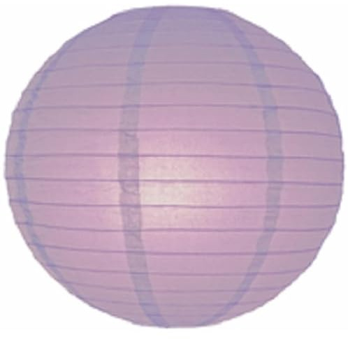 Lampion schwer entflammbar hellviolett 45 cm