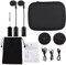 ACAGALA Ricevitore Microfono Wireless per Strumenti 2.4G con Ventosa Staccabile per Chitarra, Violino, Violoncello, Fisarmonica, Altoparlanti, Amplificatore vocale, Microfono per riduzione del Rumore