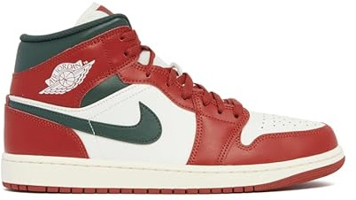 NIKE Shoes Air Jordan 1 Mid Code DQ8426-105 White Men's, Cream Green, 7 UK