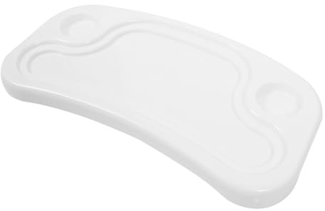 DECOMELODY Holz Hochstuhl Tablett Ersatzteil Großer Babytisch für Hochstuhl Einfach zu Montierendes Essbrett Sicherer Essbereich für Kleinkinder Passend für Hochstühle