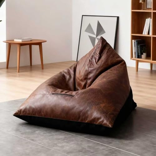 Bean Bag Chair(No Filler) Beanbag Couch Pouf Sofa Case Low to Ground for Reading Playing Video Games and Relaxing for Bedroom Living Room Garden No Filling for Children and Adults