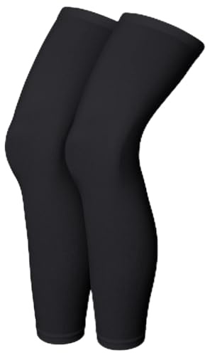 PPGGOPP Sport Beinlinge Radsport Beinstulpen Thermo Sport Beinlinge Knielinge Kompression Anti-Rutschen,Winter Warm Knieschützer für Radfahren,Basketball, Laufen, Outdoorarbeit Herren/Damen