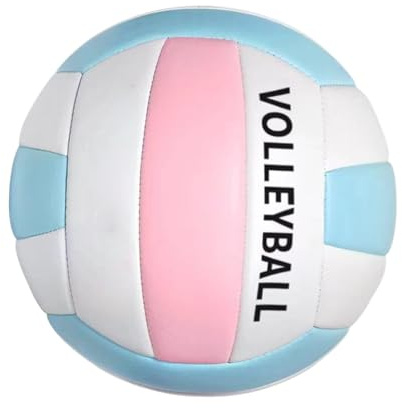 Beach Volleyball - Weiche Verschleißfeste Trainingsvolleyball für Jugendliche | Strapazierfähiger Übungsball mit stoßdämpfendem Material, Perfekt für Schule Halle Park Strandfeld Team Sport Freizeitsp