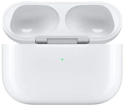 Replacement Wireless Charging Case for AirPods Pro 3. No Earbuds Wireless Charging Case ONLY for AirPods Pro 3, Dual Charging Methods with Qi-Certified Wireless and USB-C Port, White