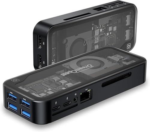 DreamQuest Q5 Linux Ubuntu Mini PC [High-Speed DDR5], Intel 12th N95(Up To 3.4GHz),Mini Desktop Computer 12GB DDR5 RAM 512GB M.2 SSD Supports 2*USB C |2*HDMI 4k@60Hz |4*USB 3.2 |LAN |WIFI 6 | BT5.3