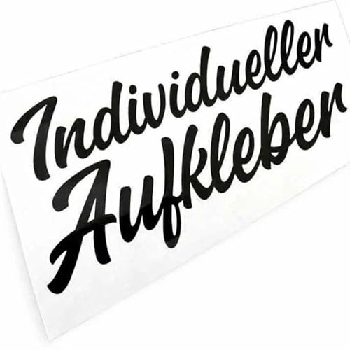 Aufkleber Text Sticker Fürs Auto Und Motorrad Einzeilig Nach Wunsch-Aufkleber Selbst Gestalten Mit Vorschau - Wunschaufkleber Buchstaben Autoaufkleber