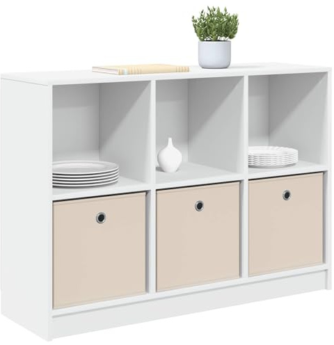vidaXL Sideboard Weiß 102 x 32 x 73,5 cm