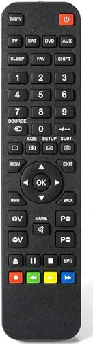 REMOtech Telecomando di ricambio per Xiaomi Fire TV - per F243FIRETV, F250FIRETV, F255FIRETV, L43M7, L50M7, L55M7, Telecomando a infrarossi senza funzione vocale, modello analogico (non originale)