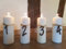 Manufakt-Design Franken Edelrost Adventskranz Zahlen 1-4 - Wunderschöner Rost-Bastel-Artikel für Ihre Adventskerzen
