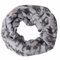 SUCES Frauen-Damen-Mädchen-Voile-Bogen-Katze druckte Muster-Seidenschal-Verpackungs-Schal-Schal Crinkle Rundschal Farbverlauf Schlauchschal Frühling/Sommer Damen Halstuch (Gray)