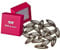 Haarallerliebst Haarspangen Oval für Kinder & Damen – 20 Stück in Braun (5 cm) inkl. Aufbewahrungsbox pink – Ideal für normales Haar