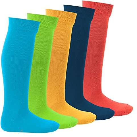 Footstar Kinder Kniestrümpfe (5 Paar) EVERYDAY! - Trendfarben 27-30