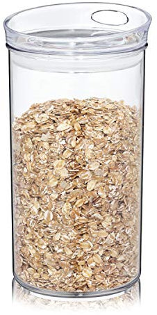 kela | Vorrats-Dose Jule mit Deckel | 1.2L | rund | Frischhalte-Box | Kunststoff-Behälter klar| stapelbar | Lebensmittel-Aufbewahrung | aromadicht