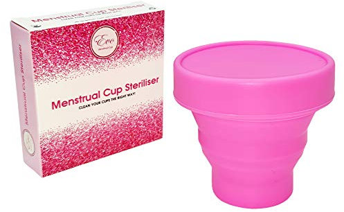 Menstrual Cup Steriliser Cleaner Wash Holder - Fits Most Menstruation Cups - Microwave Steriliser - Makeup Brush Holder - Makeup Travel Holder