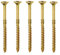 TORX 4.0 x 45 mm TX20 Vis à bois tête fraisée pour terrasse ou panneaux Lot de 300