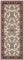 Hanse Home Design Kurzflor Wohnzimmerteppich Orient - Zabul Perser Look, Orientalischer Teppich für Esszimmer, Wohnzimmer, Schlafzimmer - Creme/Rot, 80x250 cm