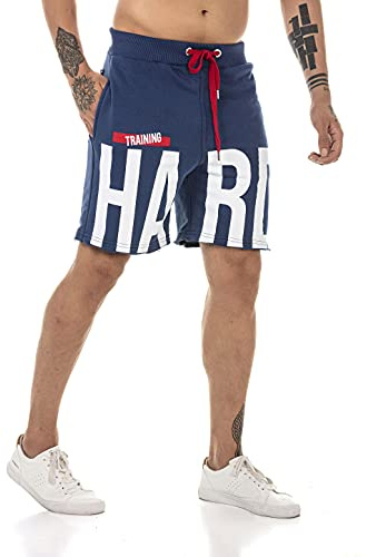 Redbridge Premium Shorts Trainingshose kurz Jogginghose Sporthose Blau XL