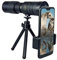 CAPXXIN Télescope monoculaire Spotting Scope 4K 10-300X40mm Super téléobjectif Zoom télescope monoculaire pour Plage Voyage Chasse Observation des Oiseaux Faune Paysage Needed